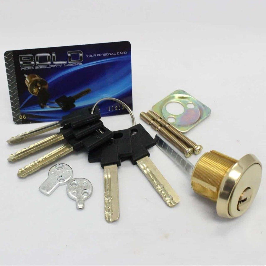 High-security lock installed on a commercial building in Las Vegas