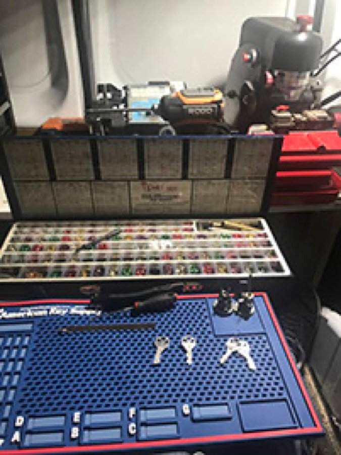 Lock rekeying pin kit used for residential rekeys